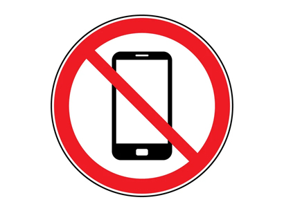  no cell phone graphic
